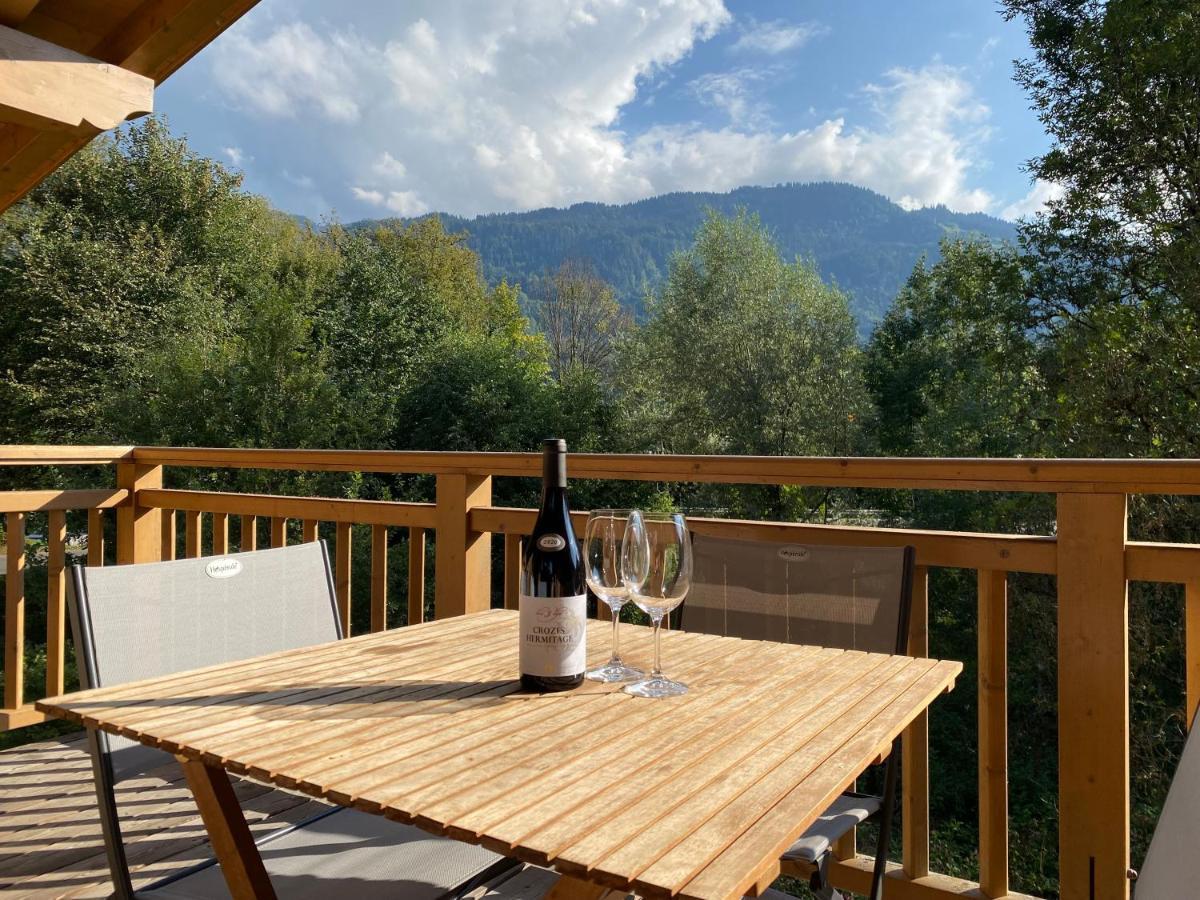 Modern 3 Bed Penthouse Apartment, Balcony & Garage, Close To Village & Ski Bus Samoëns Zewnętrze zdjęcie