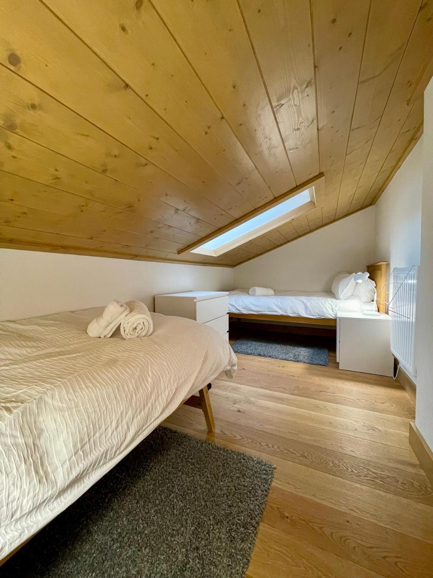 Modern 3 Bed Penthouse Apartment, Balcony & Garage, Close To Village & Ski Bus Samoëns Zewnętrze zdjęcie